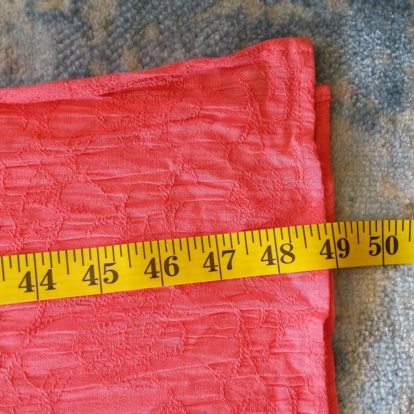 Karin Stevens Empire Waist Side Vent Maxi Dress 6 Peachy Pink Coral - Picture 14 of 15